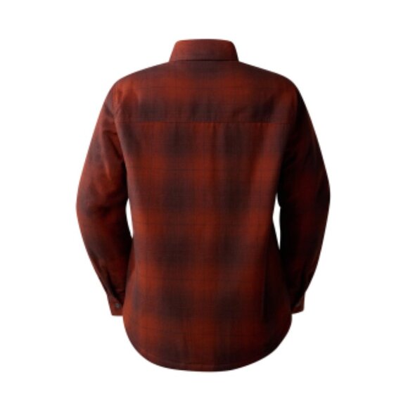 NEW The North Face mens Arroyo Flannel Shirt - Long Sleeve Coal Brown Plaid 253 - Picture 5 of 5
